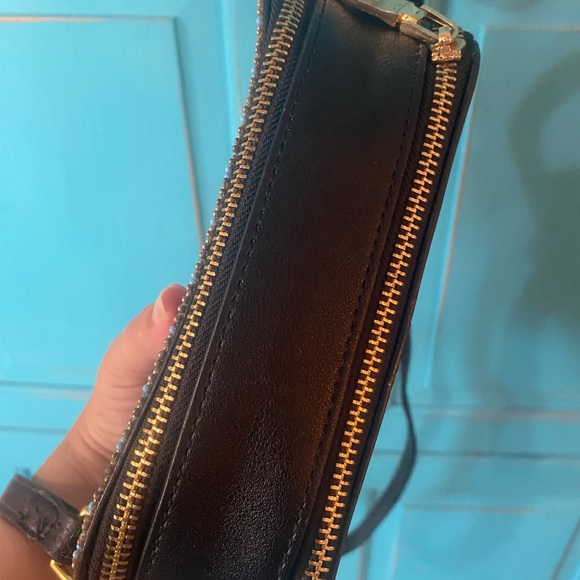 Nicole Lee Camera Style Bag Colorful Detail Beading Chevron Boho Style Street - Picture 6 of 11